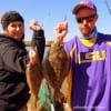 The Kudro's took these two twin flounder at the same time on the same bait