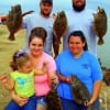 The Simpson-Copeland Fishing Krewe of Winnie boxed up good flounder while fishing Berkley Gulp