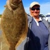Tony Mazzola of Hamshire TX took this nice 19.5 inch flounder on Berkley Gulp