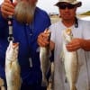 US Postal employees Al and Phil kept busy catching speckled trout today- Anybody missing their mail