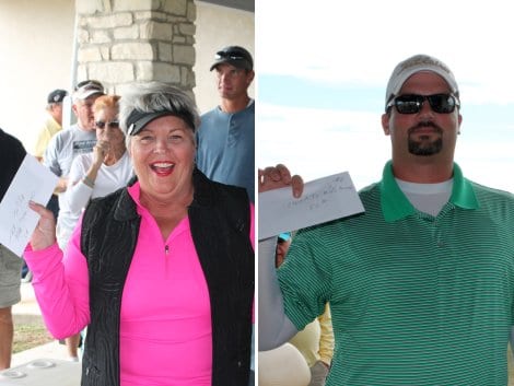 Closest to the Pin: Patti Atkins (Hole #3) and J.T. Greek (Hole #8)