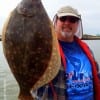 Baytown TX angler John Abernathy took this nice flounder on live shrimp