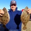 Ben Thompson of Athens TX took these two nice flounder on Berkley Gulp