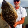 High Islander Jackie Bertolino nabbed this 21inch doormat flounder on a Berkley Gulp