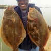Jesse Winfrey of New Waverly TX nabbed these two nice flounder on Berkley Gulp
