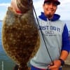 Jord Castillino of Houston caught this nice flounder on a Berkley Gulp
