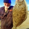 Richard Hutchins of Liberty TX took this 22inch doormat flounder on Berkley Gulp