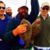 The Hooya Fishin Krewe of Dickinson TX declare that They Never Leave A Flounder Behind when fishing with Berkley Gulp