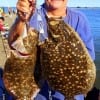 Tony Mazzola of Hamshire TX nabbed these 19.5 and 20inch flounder on Berkley Gulp
