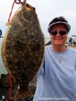 Lady anglers have the flounder touch