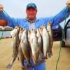 Crystal Beach angler Greg Goins had a HOT DAY on the Bay this morning catching 30 or more specks on a mirrOlure from which he strung up his keeper limit of ten