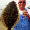Fort Worth TX angler Don Hampton nabbed this nice flounder while fishing with a finger mullet