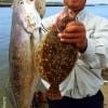 Houston Chronicle angler Robert Aguirre fished gulp to nail this 5lb speck and flounder