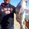 Houston angler Eric Watts landed this nice drum fishing with shrimp