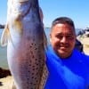 Larry Cockman of Houston nabbed this nice speck while fishing live shrimp