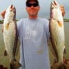 Channel View TX angler Chad Wildman worked a trap to catch these two nice specks