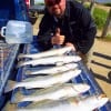 Crosby TX angler James Dykes fished soft plastics on the early morning tide to tailgate these nice specks