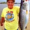 PO N' PROUD GRANNY SMITH nabbed this nice keeper eater speck by fishing a finger mullet