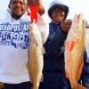 Team Watts of Humble TX wrapped up a Texas Slam with a red- trout- and flounder while fishing soft plastics