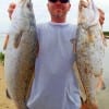 Working a Trap on the early outgoing- Chad Wildman of Channelview TX managed to catch these 24 and 26inch specks