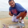 Adrian Avendano of Houston took this nice 5lb gafftop catfish on a mud minnow