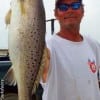 Briarclff TX fisherman Stuart Yates took this nice speck on live croaker