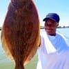 Guess what's for supper- related Nicole Radford of Houston after catching this nice flounder on shrimp