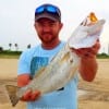JR Norris of Beaumont TX nabbed this nice 23inch 4 lb speck he caught on a live croaker