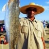 Leon Abbs of Huntsville TX landed this impressive 27.5 inch 7lb gator-speck while fishing a finger mullet