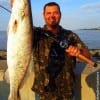 Surf Wader Gary Fruge' racked up this nice 27.5 inch 7.45 lb gator-speck while fishing a Texas Chicken MirrOlure