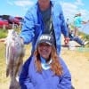 Two time Stroke patient- Cathy Vantreese of Spring TX took this nice drum on live shrimp- Fishing Rollover Its the best Therapy in the world, stated Cathy