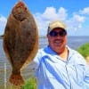 A nice flounder for Gilbert Cardenas of Houston who took it on berkely gulp