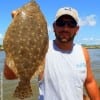 Crystal Beach TX angler Ricky Newton nabbed this nice flounder on berkley gulp
