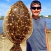 Dylan Balch of Liberty TX took this nice flounder on a berkley gulp