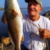 Good slot red for Hughie Singleton of Winnie TX who took it on a finger mullet