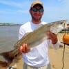Hamshire TX angler Steven Reed took this 27inch 7lb gator-trout on a T-28