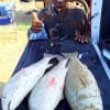 Jerome Davis of Houston took his limit of reds on live shad