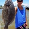 Liberty TX angler Dylan Balch claimed 2nd place CCA for this nice 3.8 lb by 19.12 inch flounder he caught on a white H&H curly tail