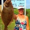 Port Bolivar Anglerette Nancy Talley fished berkley gulp to catch this nice flounder