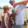 Randy and Renee Trotter of Mo City TX were having fun on Fathers day catching these nice drum on Miss Nancy shrimp