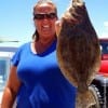 Rollover Anglerette Terrie Riley fished berkley gulp for this nice flounder