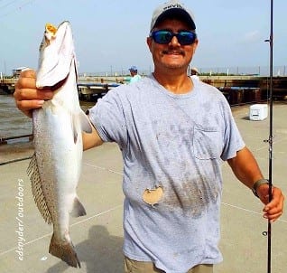 Beaumont angler Joe Bryan Hoganired this nice speck for supper