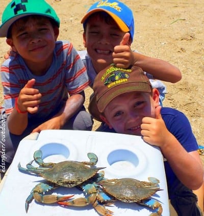 Christian, Collin, and Bryce, of the Crabbin Krewe had tons of fun today messing with the claws