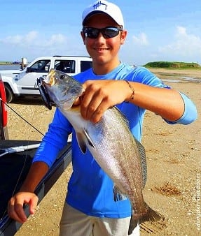 Groves TX angler Danny Stephens fished a 52M mirrOlure to nab this nice 4-lb speck