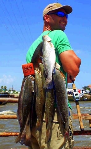 My Limit, My limit, My Limit for some Stinky Pants begged Scott Ray after taking this fine limit of specks on Hogan-Rs