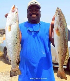 Pro-Guide Darrell Bean of Baytown TX racked up these beauties while fishing Hogan-Rs