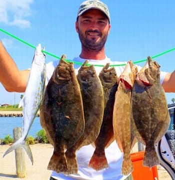 A flounder limit and a smack was ray Scott's reward for fishing berkely gulp in the cut
