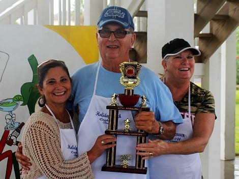 Holiday Beach Cookoff Team won Third Place, People's Choice, and Kid's Choice awards