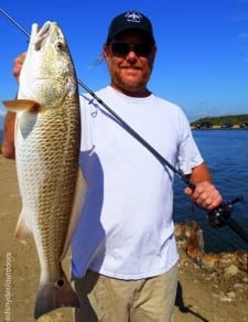 Austin angler Mike Hatton took this really nice 28inch slot red while fishing gulp
