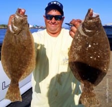 Dustin Hindman of Crystal Beach TX took this nice flounder limit on berkely gulp